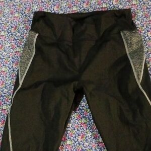 SHEIN Black and Gray Leggings